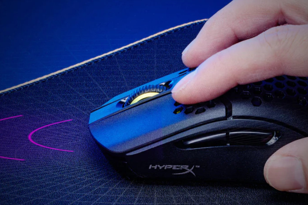 Mysz HYPERX Pulsefire Haste platformy szybkość precyzja czujnik personalizacja rolki