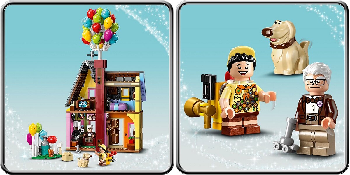 LEGO Disney Dom z bajki Odlot 43217 dziecko kreatywność zabawa nauka rozwój klocki figurki minifigurki jakość tradycja konstrukcja nauka wyobraźnia role jakość bezpieczeństwo wyobraźnia budowanie pasja hobby funkcje instrukcja aplikacja LEGO Builder