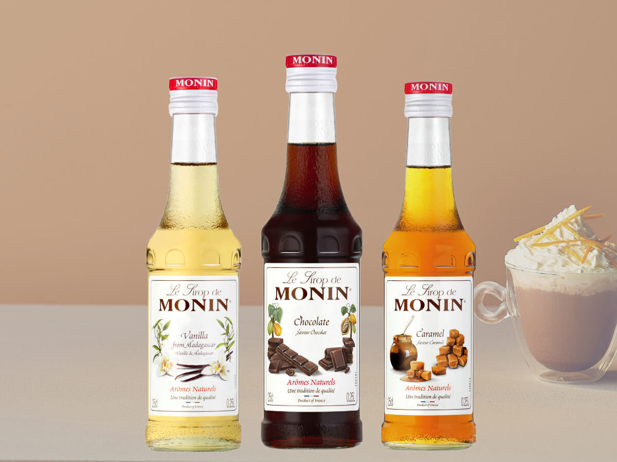 Zestaw syropów do kawy MONIN Maxi Set 3 x 250 ml zestaw smaki