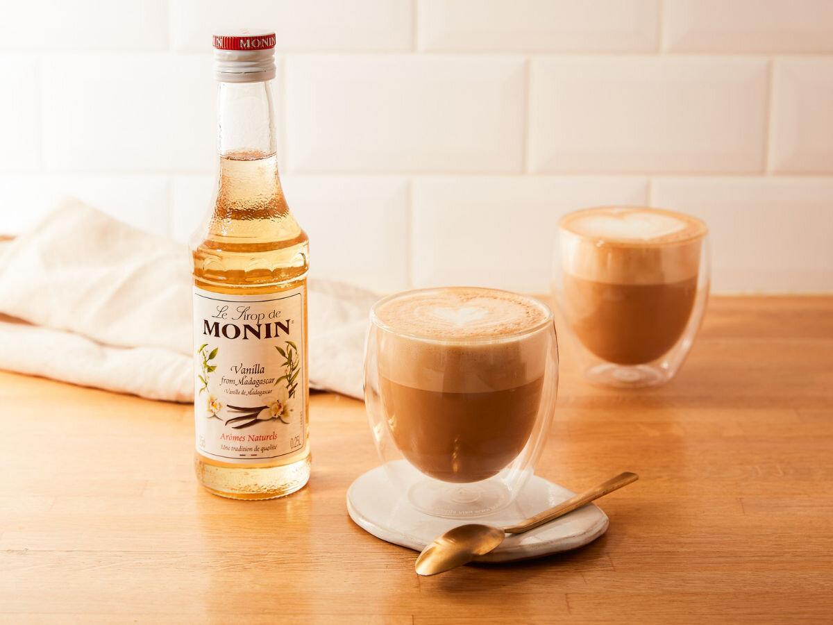 Zestaw syropów do kawy MONIN Maxi Set 3 x 250 ml przepisy przykłady