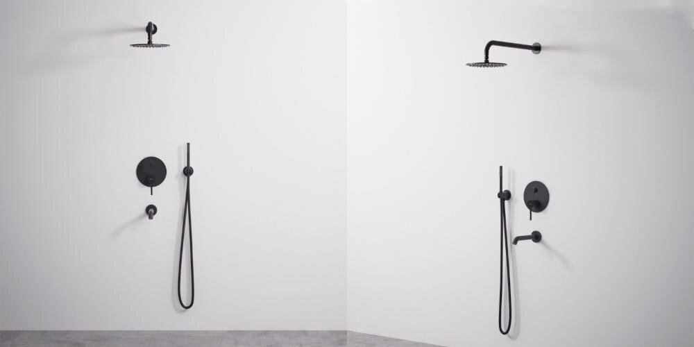 REA Lungo REA-P4112 zestaw prysznicowy deszczownica kształt łazienka