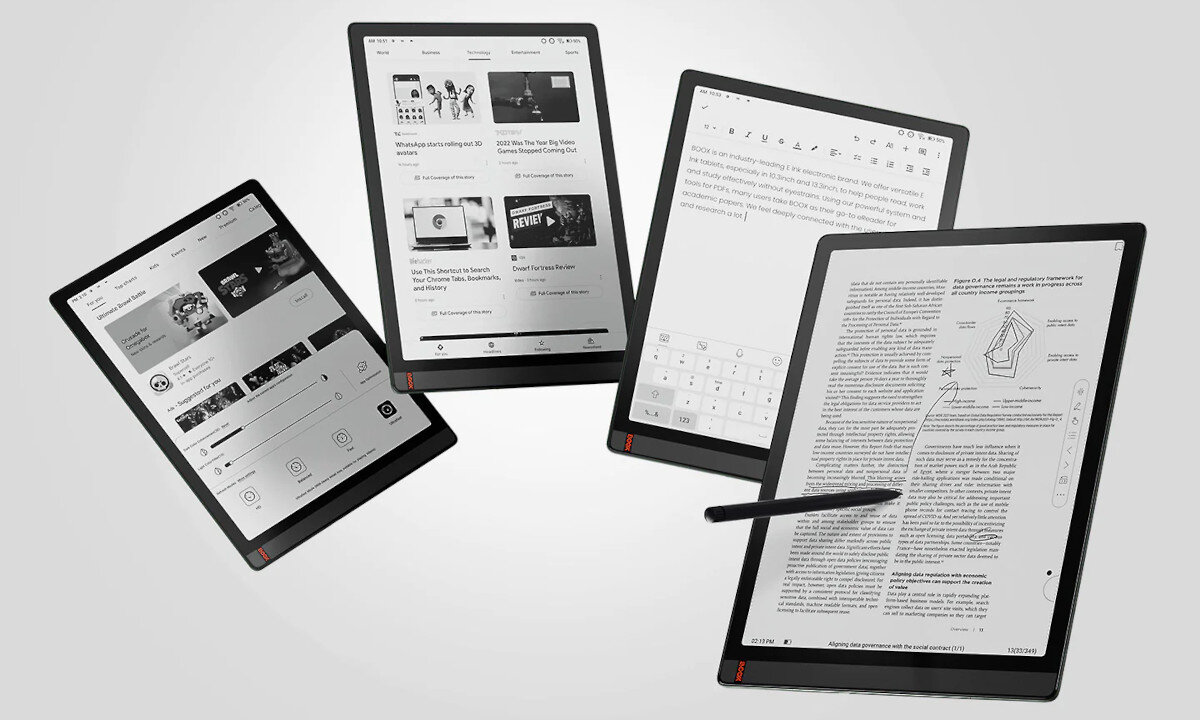 Czytnik E-Booków ONYX BOOX Tab X Czarny zastosowanie wymiary wielkość waga cechy zalety
