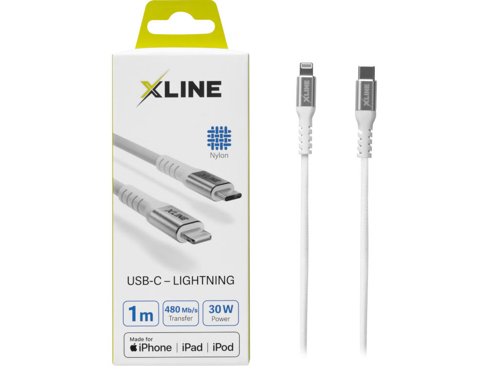Kabel USB Typ-C - Lightning XLINE 30W 1m długosc