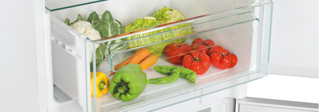 Lodowka CANDY CBL3519FW Specjalna szuflada na owoce i warzywa