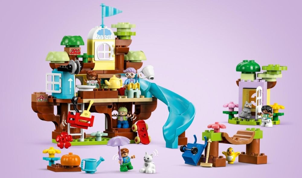 LEGO DUPLO Domek na drzewie 3 w 1 10993  klocki elementy zabawa łączenie figurki akcesoria figurka zestaw 