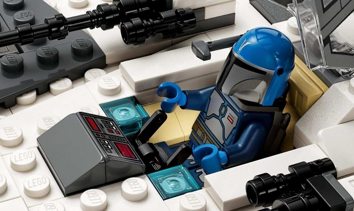 LEGO Star Wars Mandaloriański myśliwiec Fang Fighter kontra TIE Interceptor 75348 dziecko kreatywność zabawa nauka rozwój klocki figurki minifigurki jakość tradycja konstrukcja nauka wyobraźnia role jakość bezpieczeństwo wyobraźnia budowanie pasja hobby funkcje instrukcja aplikacja LEGO Builder