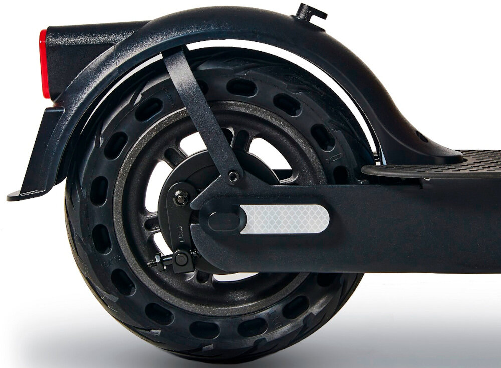 Hulajnoga elektryczna RIDER R10 Cross Czarny kola pneumatyczne 10-calowe technologia typu honeycomb plaster miodu bezpieczna jazda odporne na uszkodzenia i przebicia