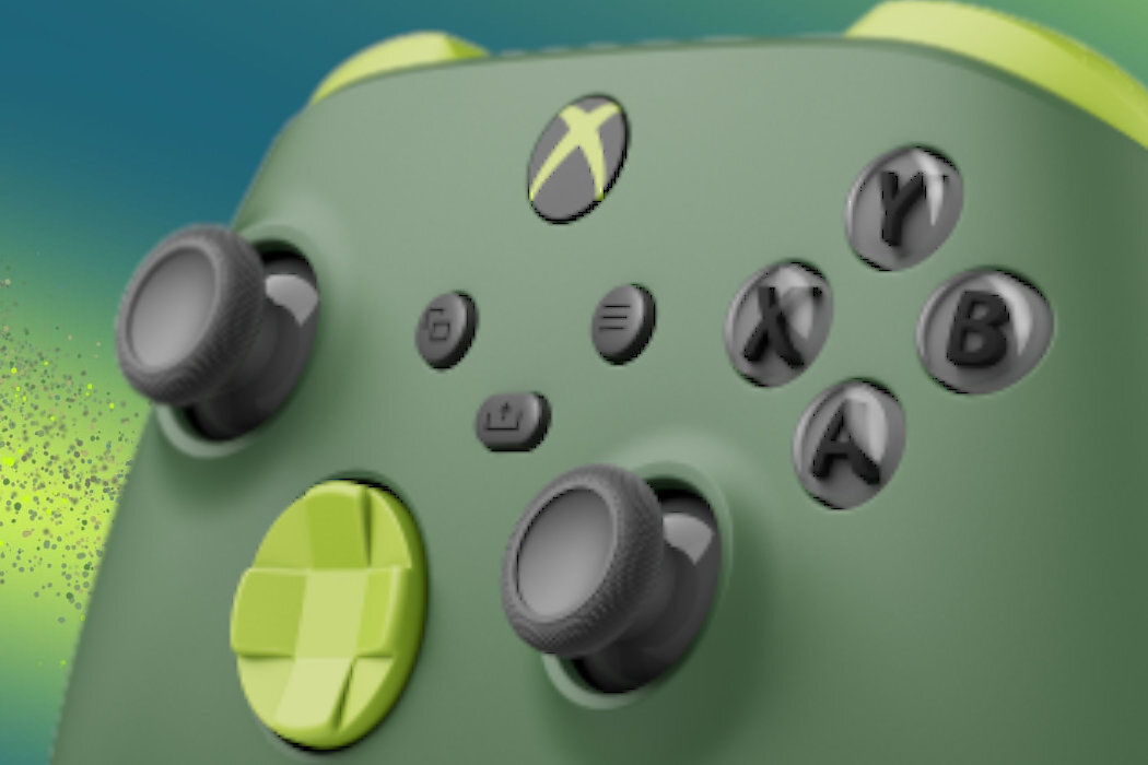 Kontroler MICROSOFT Xbox Remix Special Edition regulacje paski napięcie ucwyt guma blokady komfort