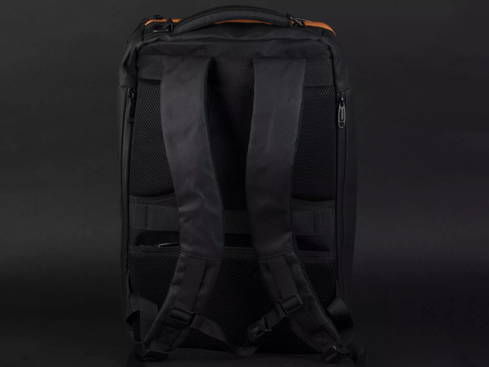 Plecak KONIX Naruto Czarno-pomarańczowy ergonomia regulacja szelki uchwyt noszenie