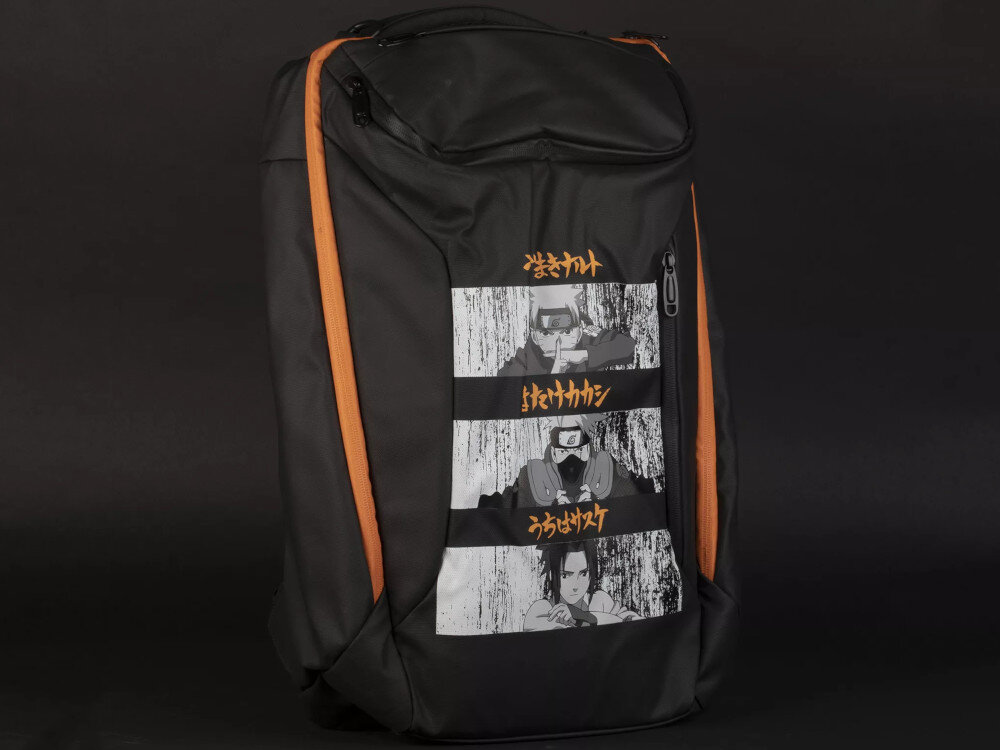 Plecak KONIX Naruto Czarno-pomarańczowy wygląd styl cechy
