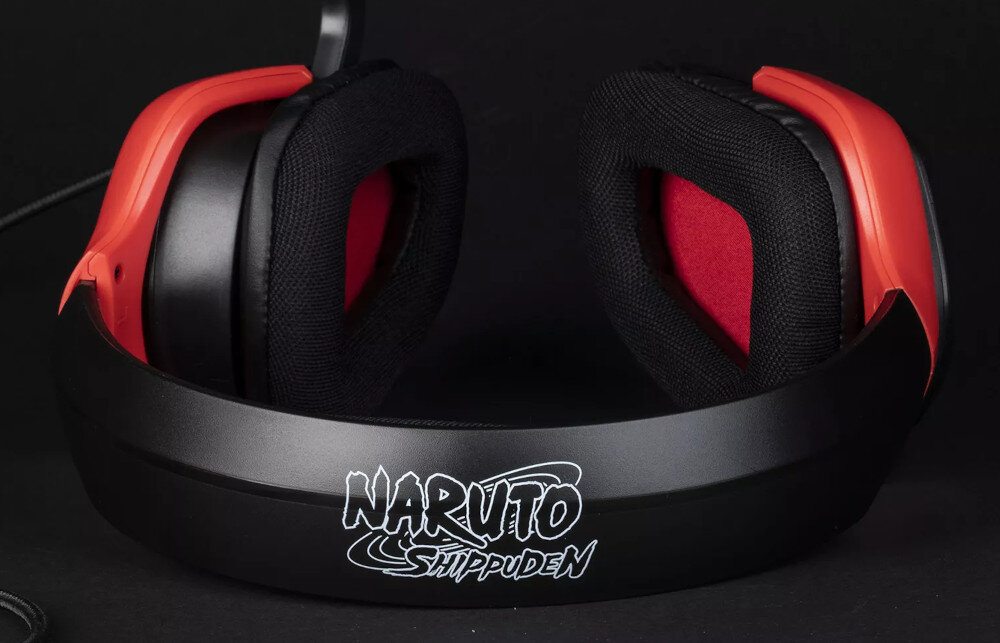 Słuchawki KONIX Naruto Akatsuki parametry dźwięk jakość