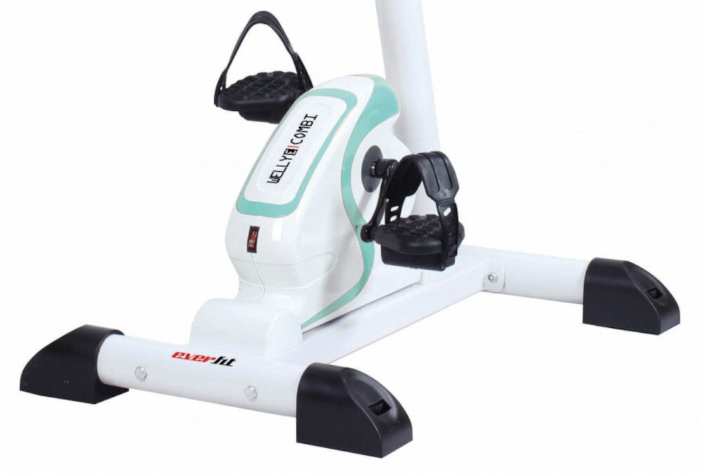 Rotor EVERFIT Welly E Combi zaawansowany sprzet fitnessowy wydajnosc innowacyjnosc komfort trening w domu ergonomiczne pedaly pedalowanie nogami i rekoma kierunek dzialania w przod i w tyl paski na pedalach