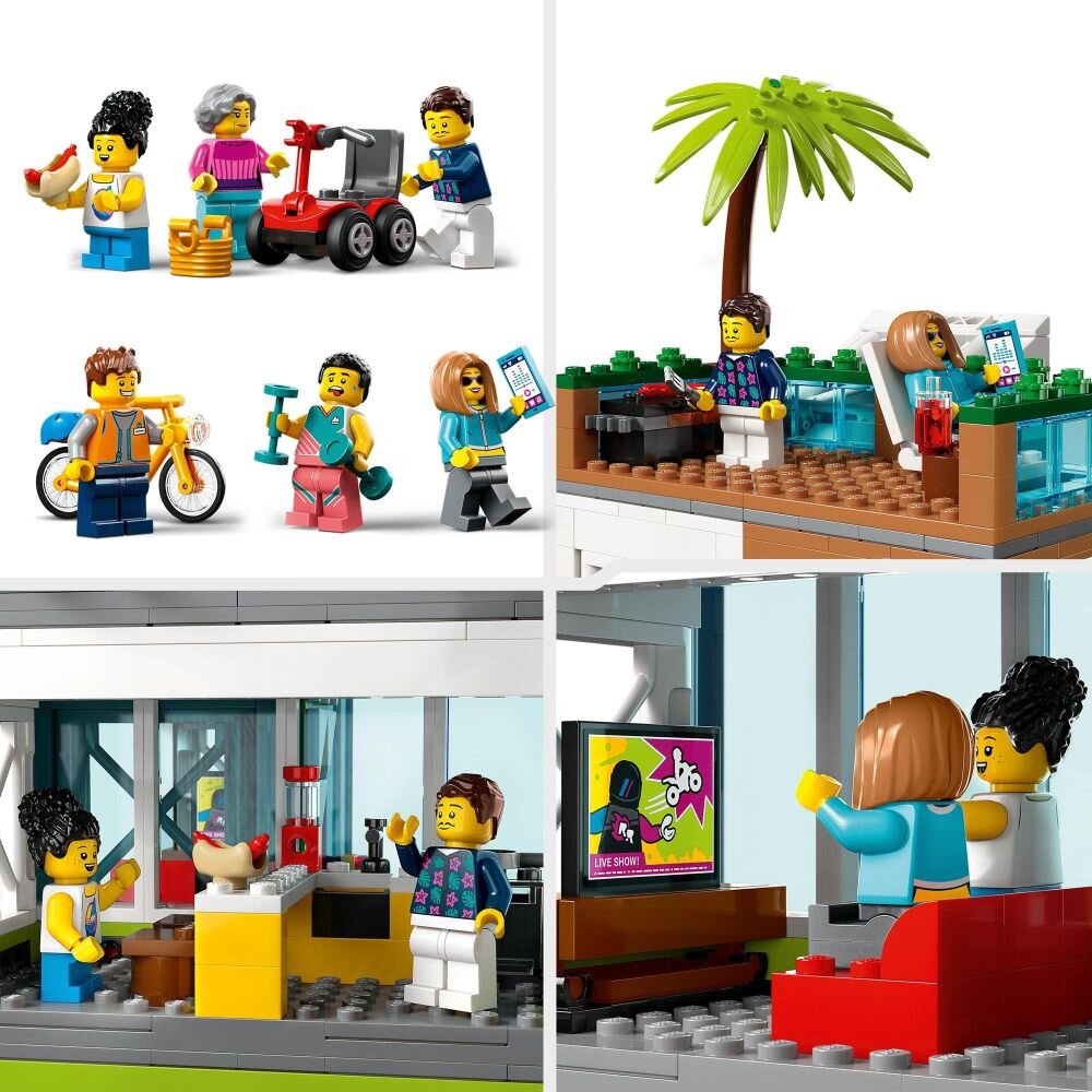 LEGO City Apartamentowiec 60365    klocki elementy zabawa łączenie figurki akcesoria figurka zestaw 