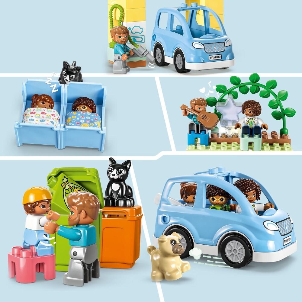 LEGO DUPLO Dom rodzinny 3w1 10994   klocki elementy zabawa łączenie figurki akcesoria figurka zestaw