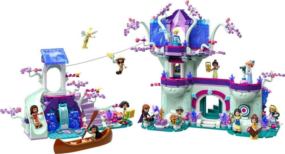 LEGO Disney Zaczarowany domek na drzewie 43215   klocki elementy zabawa łączenie figurki akcesoria figurka zestaw 