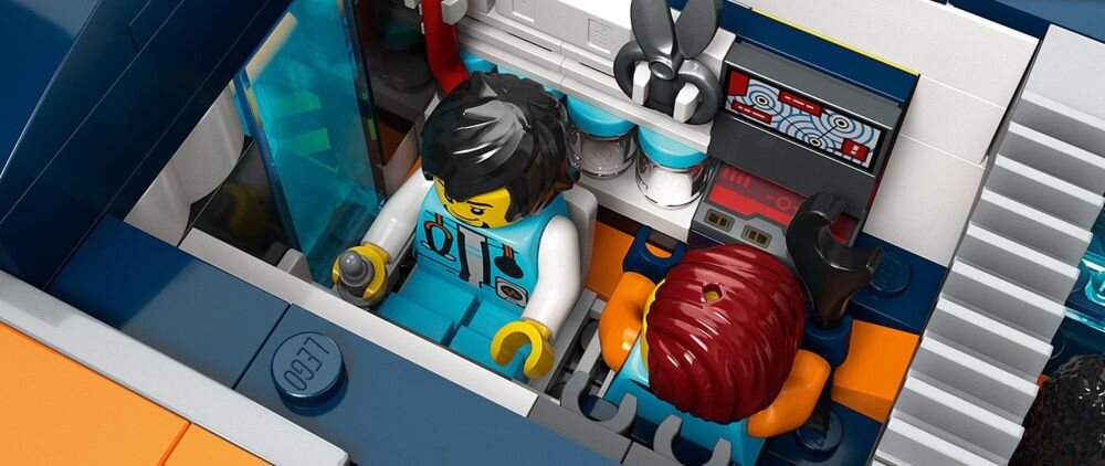 LEGO City Łódź podwodna badacza dna morskiego 60379   klocki elementy zabawa łączenie figurki akcesoria figurka zestaw 
