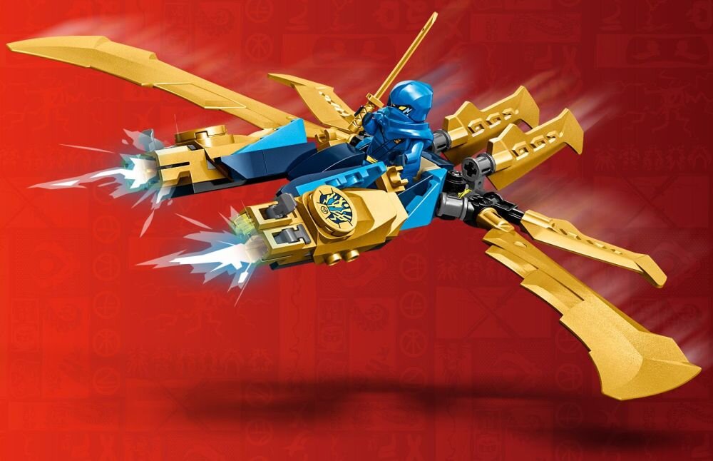 LEGO NINJAGO Smok żywiołu kontra mech cesarzowej 71796  klocki elementy zabawa łączenie figurki akcesoria figurka zestaw 