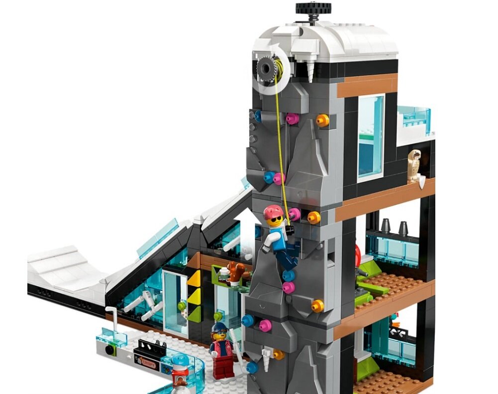 LEGO City Centrum narciarskie i wspinaczkowe 60366 dziecko kreatywność zabawa nauka rozwój klocki figurki minifigurki jakość tradycja konstrukcja nauka wyobraźnia role jakość bezpieczeństwo wyobraźnia budowanie pasja hobby funkcje instrukcja aplikacja LEGO Builder