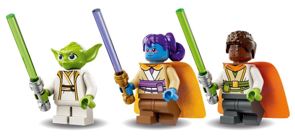 LEGO Star Wars Świątynia Jedi na Tenoo 75358  klocki elementy zabawa łączenie figurki akcesoria figurka zestaw 