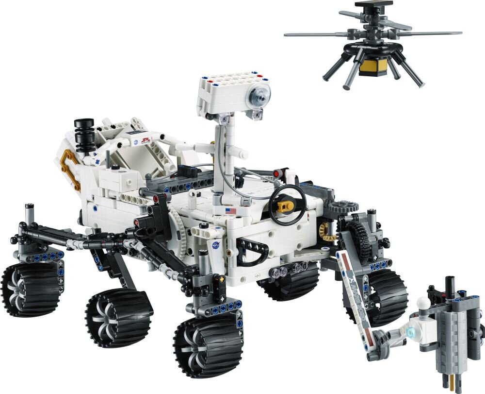 LEGO Technic NASA Mars Rover Perseverance 42158  klocki elementy zabawa łączenie figurki akcesoria figurka zestaw 