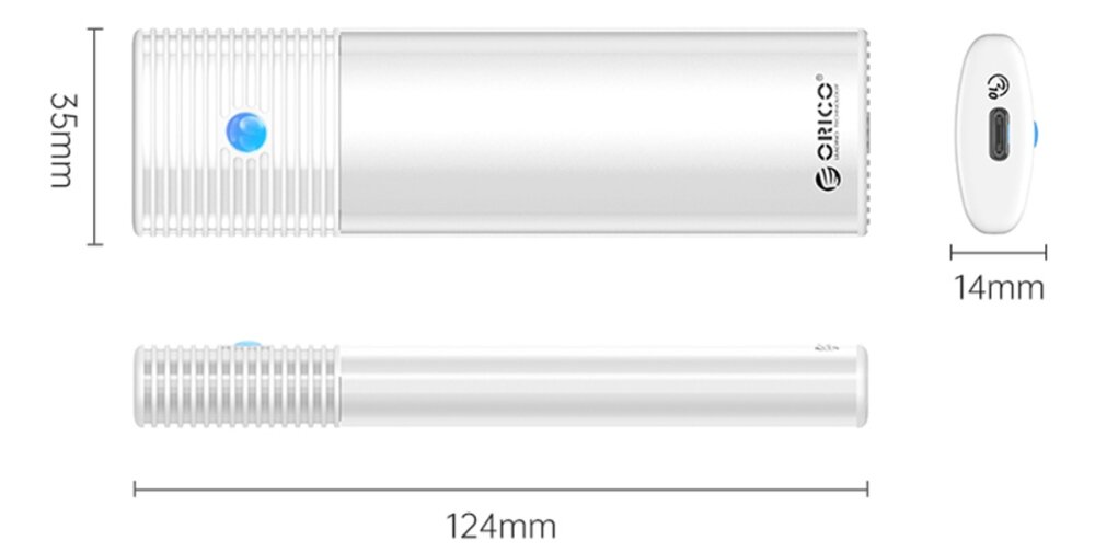 Obudowa dysku ORICO pojemność przechowywanie filmy dyski szerokość obsługa przesył dane dyski interfejs szybkość zestaw ciepło odprowadzanie stabilizacja konstrukcja aluminium PVC TRIM UASP