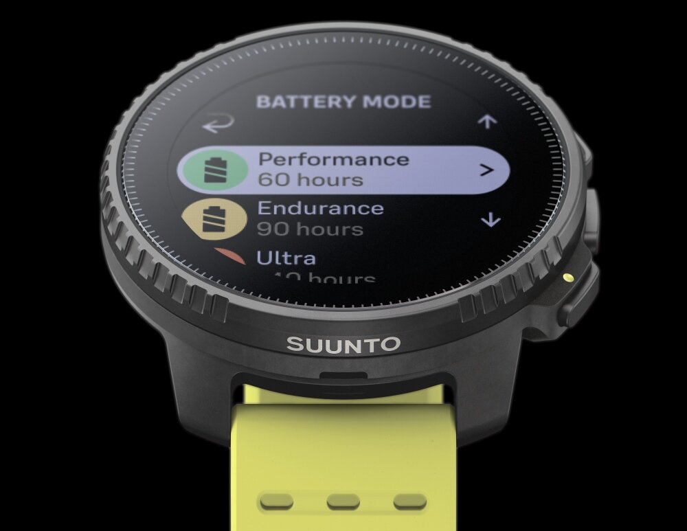 Smartwatch SUUNTO Vertical ekran bateria czujniki zdrowie sport pasek ładowanie pojemność rozdzielczość łączność sterowanie krew puls rozmowy smartfon aplikacja 