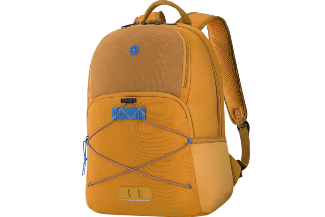 Plecak na laptopa WENGER Trayl 15.6 cali Żółty wygoda przenoszenie przepływ komfort prostota siatka kieszenie
