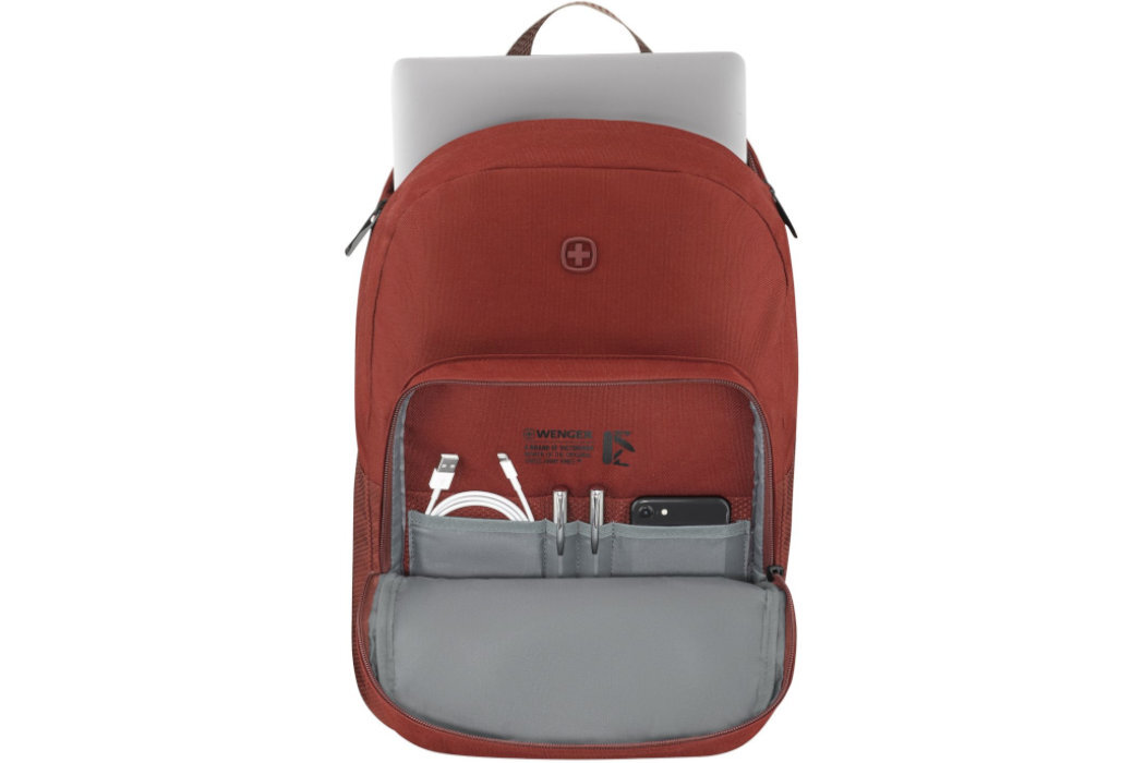 Plecak na laptopa WENGER Crango 16 cali Czerwony wygodny praktyczny stylowy funkcjonalny pojemny
