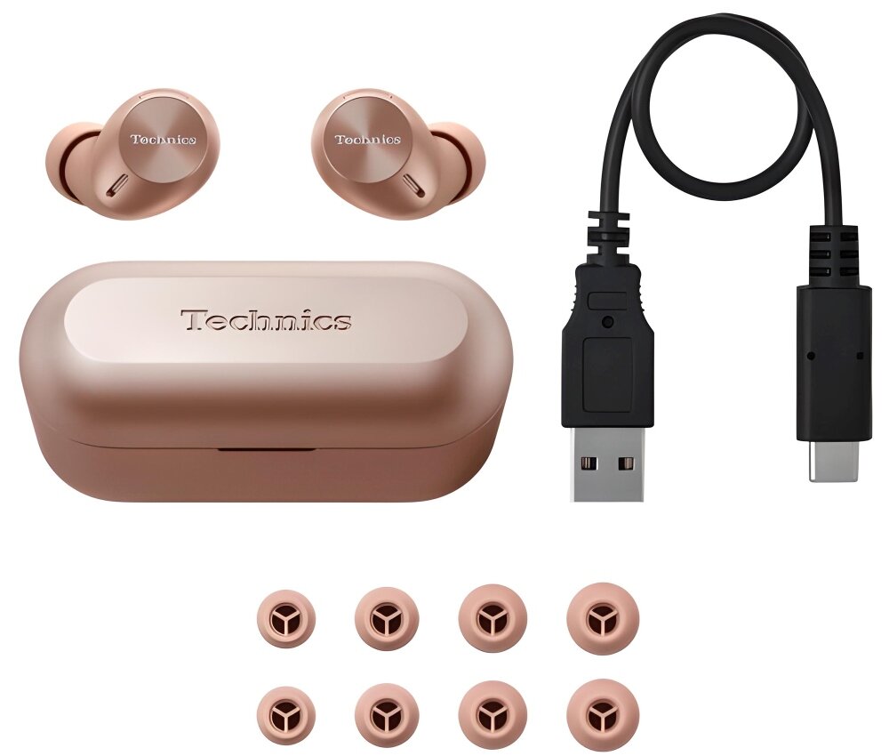 Słuchawki dokanałowe TECHNICS EAH-AZ40M2 komfort dźwięk redukcja szumów tryby parowanie wielopunktowe