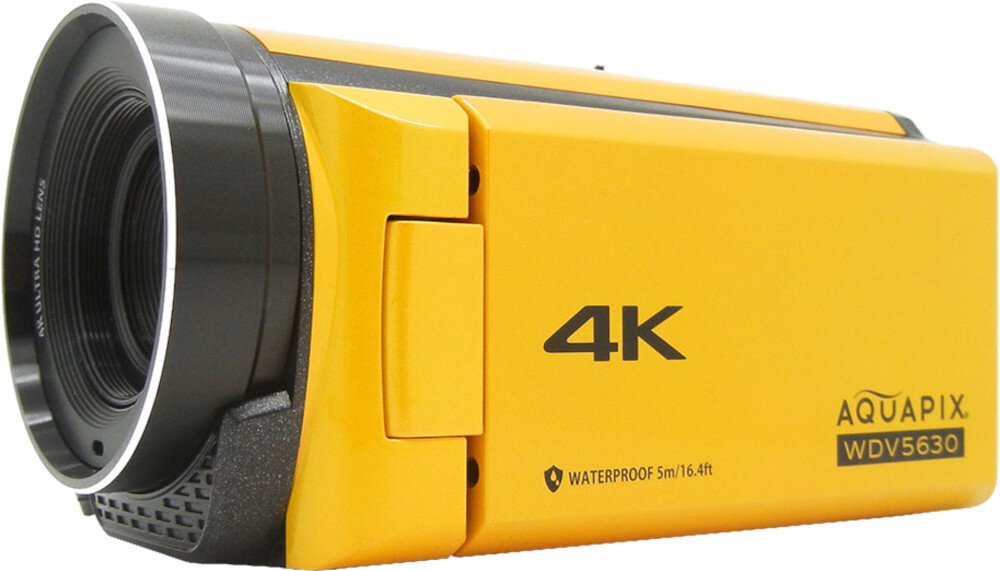 Kamera EASYPIX Aquapix WDV5630 Żółty przetwornik rozdzielczość obiektyw płynność zdjęcia