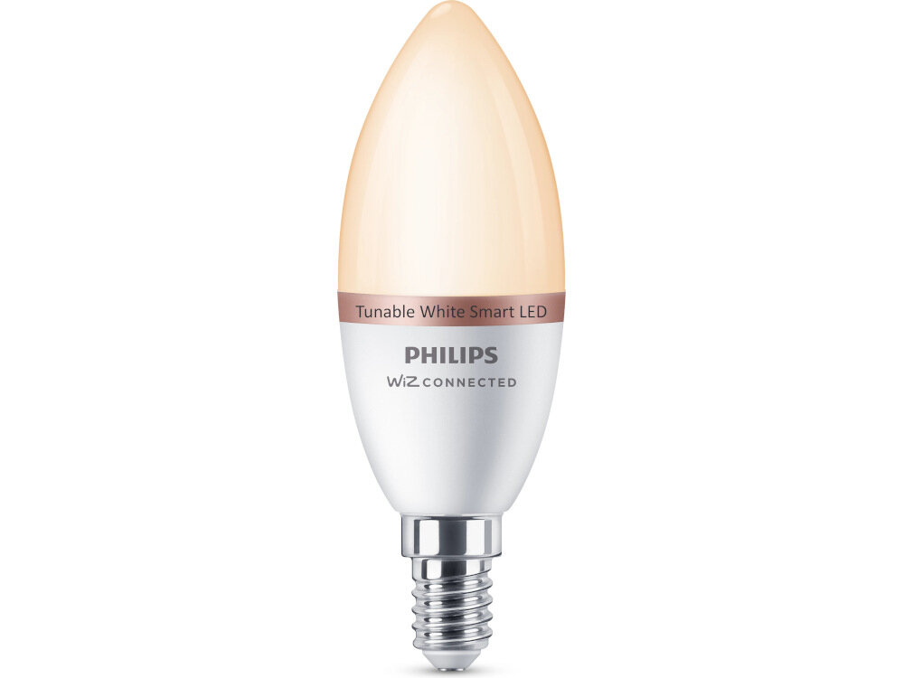 Inteligentna żarówka LED PHILIPS 9290024488A 4.9W E14 Wi-Fi do oświetlania dużych przestrzeni kolorowe lub białe światło prosta obsługa i montaż sterowanie poprzez Wi-Fi trzonek E14