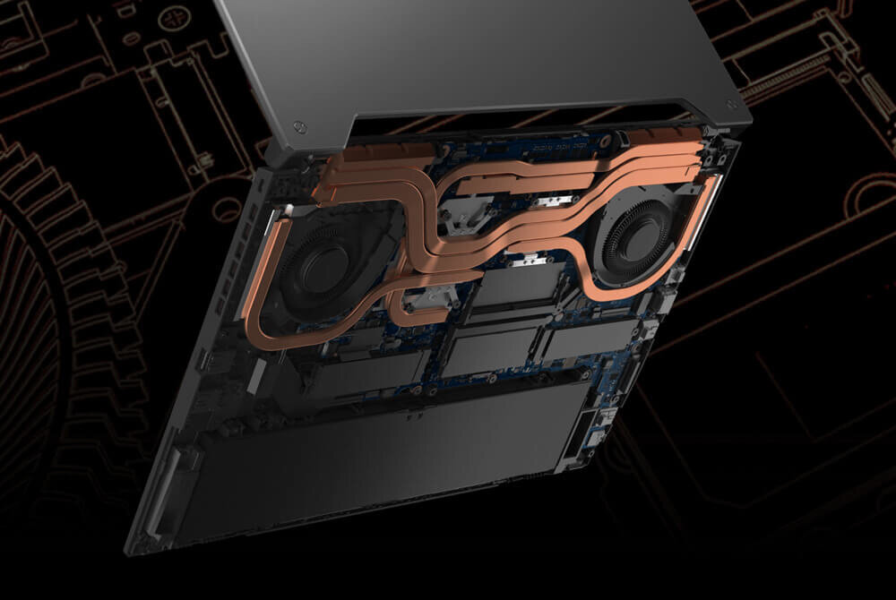 Laptop ASUS TUF Gaming F15 chłodzenie wentylacja temperatura