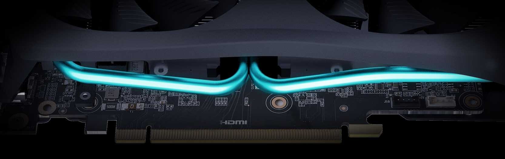 Karta graficzna ZOTAC Gaming GeForce RTX 4060 Ti Twin Edge 8GB DLSS 3  - Kompozytowe rurki cieplne 