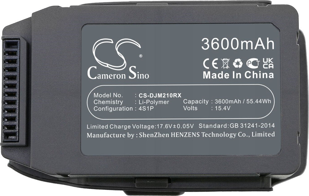 Akumulator CAMERON SINO CS-DJM210RX do DJI Mavic 2 Pro/DJI Mavic 2 Zoom parametry pojemność napięcie prąd ogniwa certyfikaty