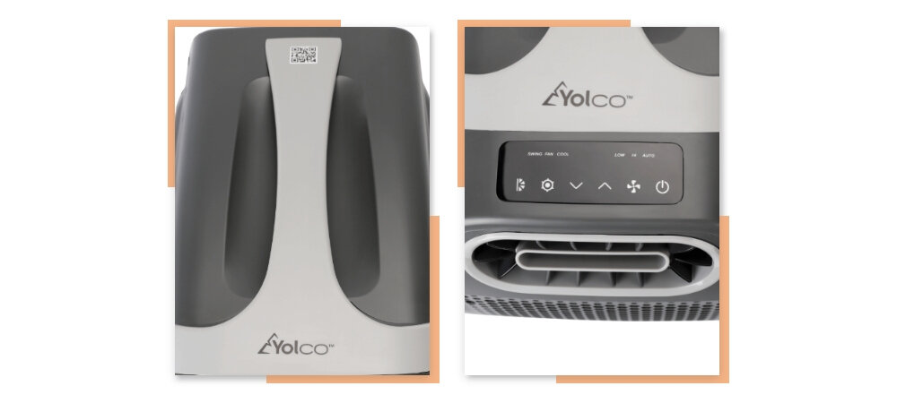 Klimatyzator YOLCO TC290 dodatkowe funkcje >Wygodne przenoszenie Ekologiczny czynnik chłodniczy R290