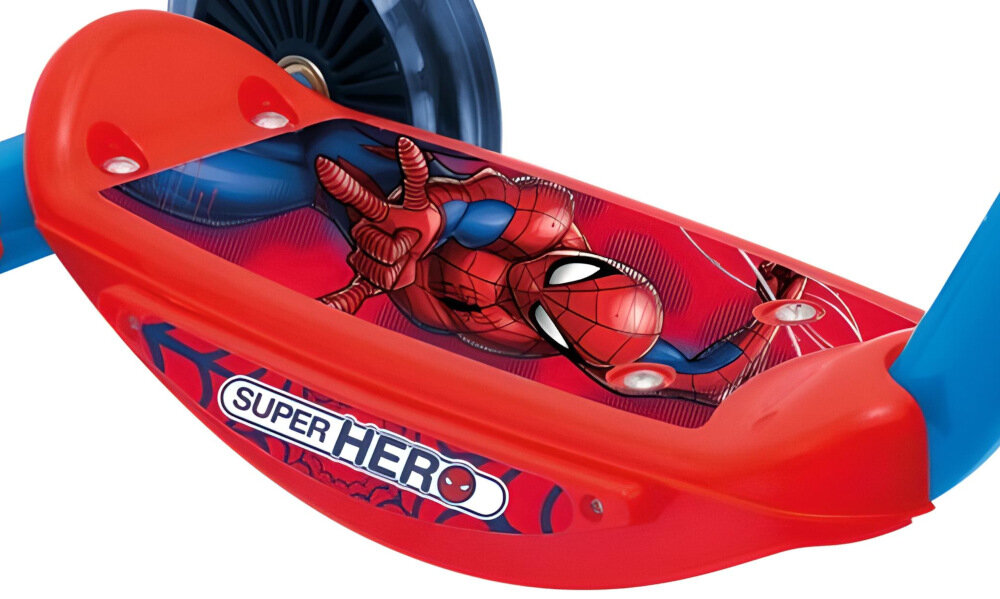 Hulajnoga dla dzieci MARVEL Spider-Man piekny szeroki podest jezdny antyposlizgowa powloka lekki waga 2,1 kg