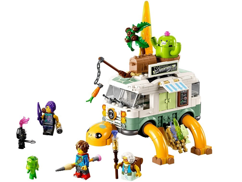 LEGO DREAMZzz Żółwia furgonetka pani Castillo 71456 dziecko kreatywność zabawa nauka rozwój klocki figurki minifigurki jakość tradycja konstrukcja nauka wyobraźnia role jakość bezpieczeństwo wyobraźnia budowanie pasja hobby funkcje instrukcja aplikacja LEGO Builder