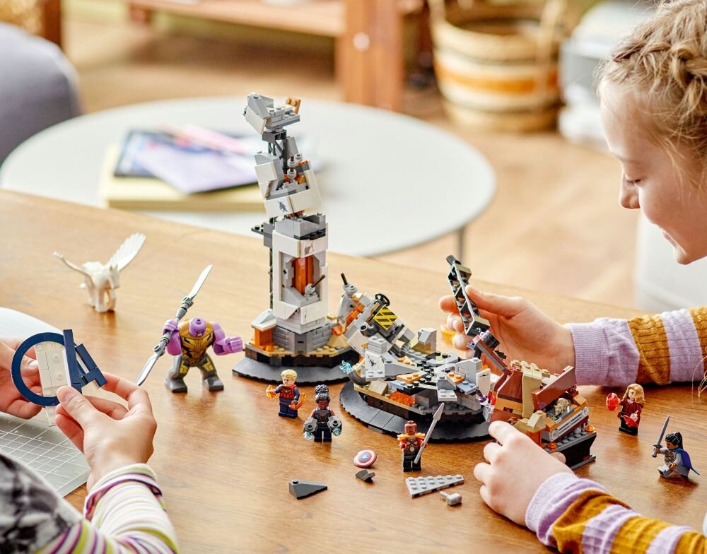 LEGO Marvel Koniec gry – ostateczna bitwa 76266   klocki elementy zabawa łączenie figurki akcesoria figurka zestaw 