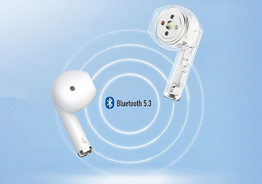 Słuchawki douszne ZTE Buds2 Biały łączność Bluetooth przyciski parowanie
