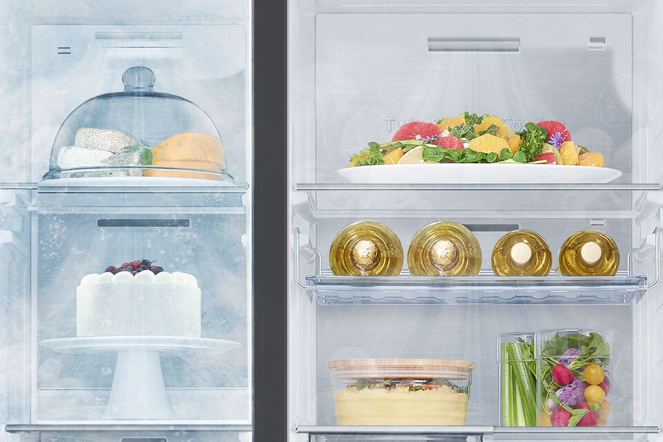 Rozwiązanie Precise Cooling™ w lodówce Samsung Side by Side z oferty sklepu Media Expert