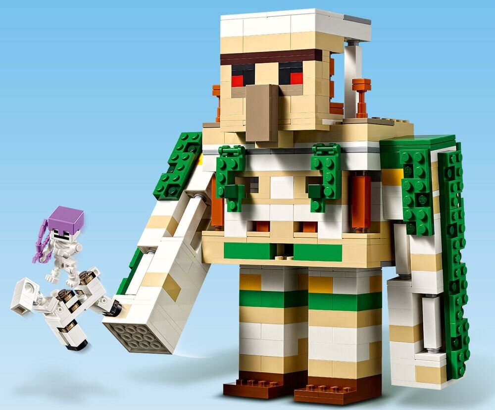 LEGO Minecraft Forteca żelaznego golema 21250   klocki elementy zabawa łączenie figurki akcesoria figurka zestaw 