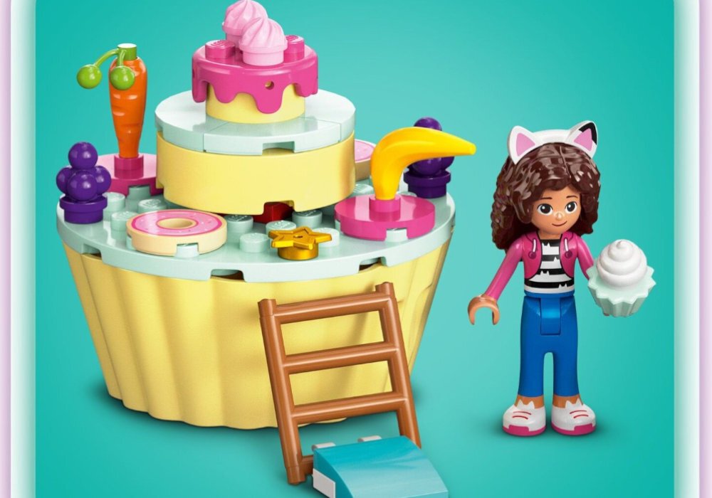 LEGO 10785 Gabby's Dollhouse Pieczenie tortu z Łakotkiem zabawa edukacja rozwój wyposażenie kreatywność