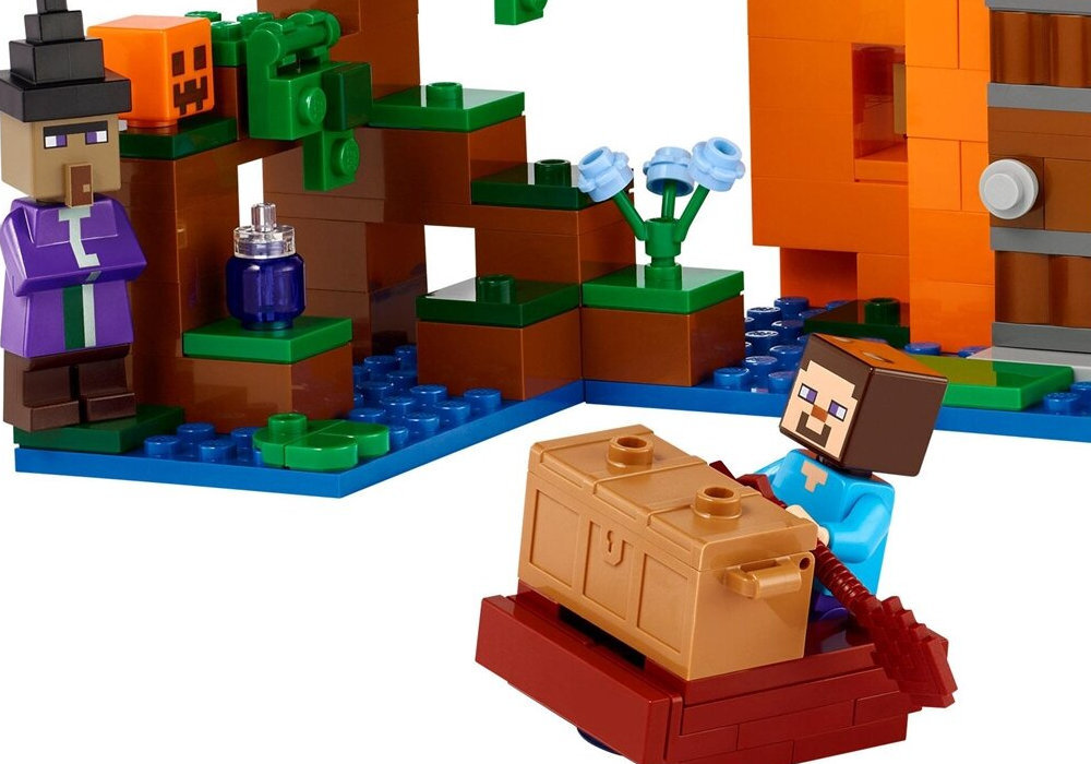 LEGO 21248 Minecraft Dyniowa farma zabawa edukacja rozwój wyposażenie kreatywność