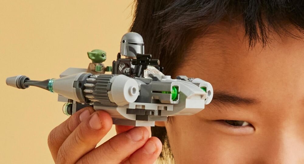 LEGO Star Wars Myśliwiec N-1 Mandalorianina w mikroskali 75363    klocki elementy zabawa łączenie figurki akcesoria figurka zestaw   