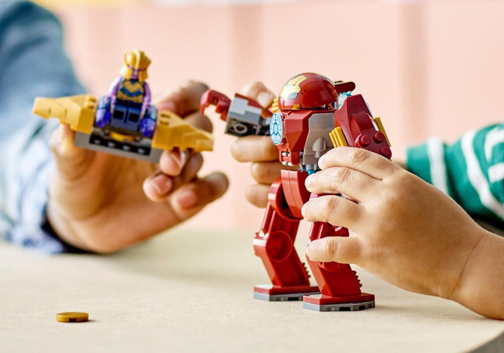 LEGO 76263 Marvel Hulkbuster Iron Mana vs. Thanos zabawa edukacja rozwój wyposażenie kreatywność