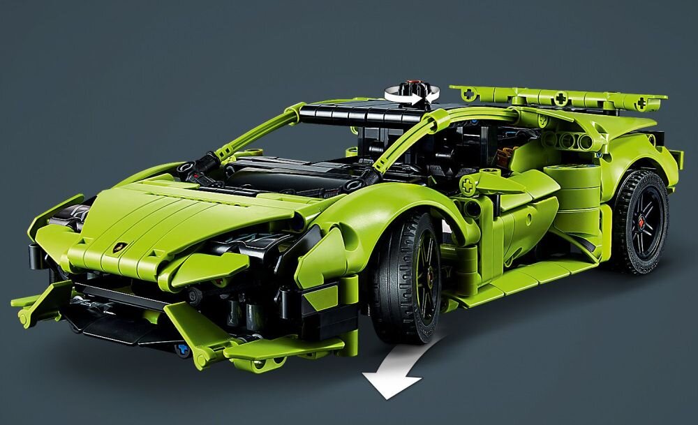 LEGO Technic Lamborghini Huracán Tecnica 42161   klocki elementy zabawa łączenie figurki akcesoria figurka zestaw 