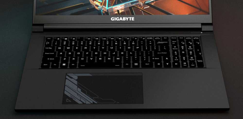 Laptop GIGABYTE G7 - touchpad 