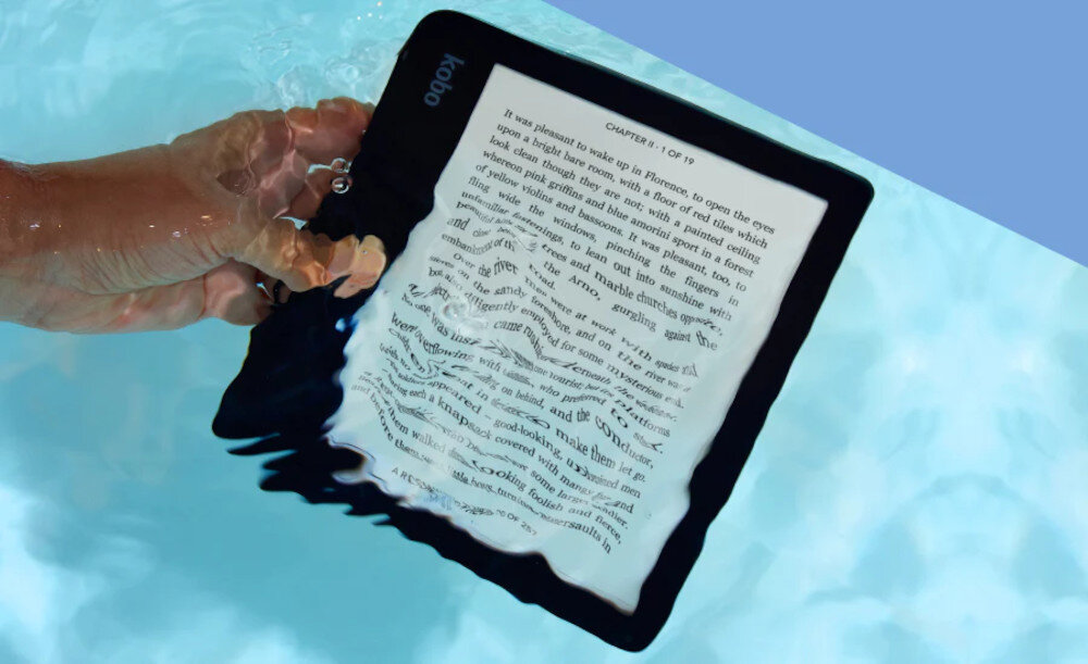Czytnik E-Booków KOBO Libra 2 Biały wodoodporność wytrzymałość
