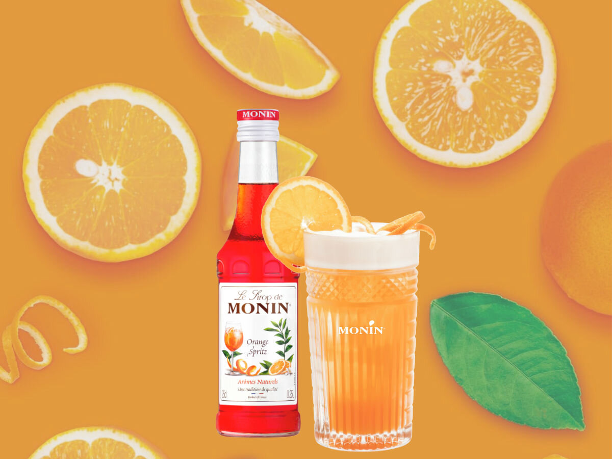 Syrop do lemoniady MONIN Pomarańczowy Spritz 250 ml wykorzystanie propozycje