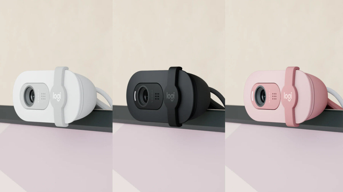 Kamera internetowa LOGITECH Brio 100 Full HD Biały cechy zalety jakość kolory wybór